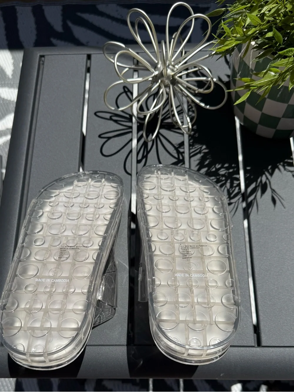 Target Shade & Shore Clear Jelly Slides